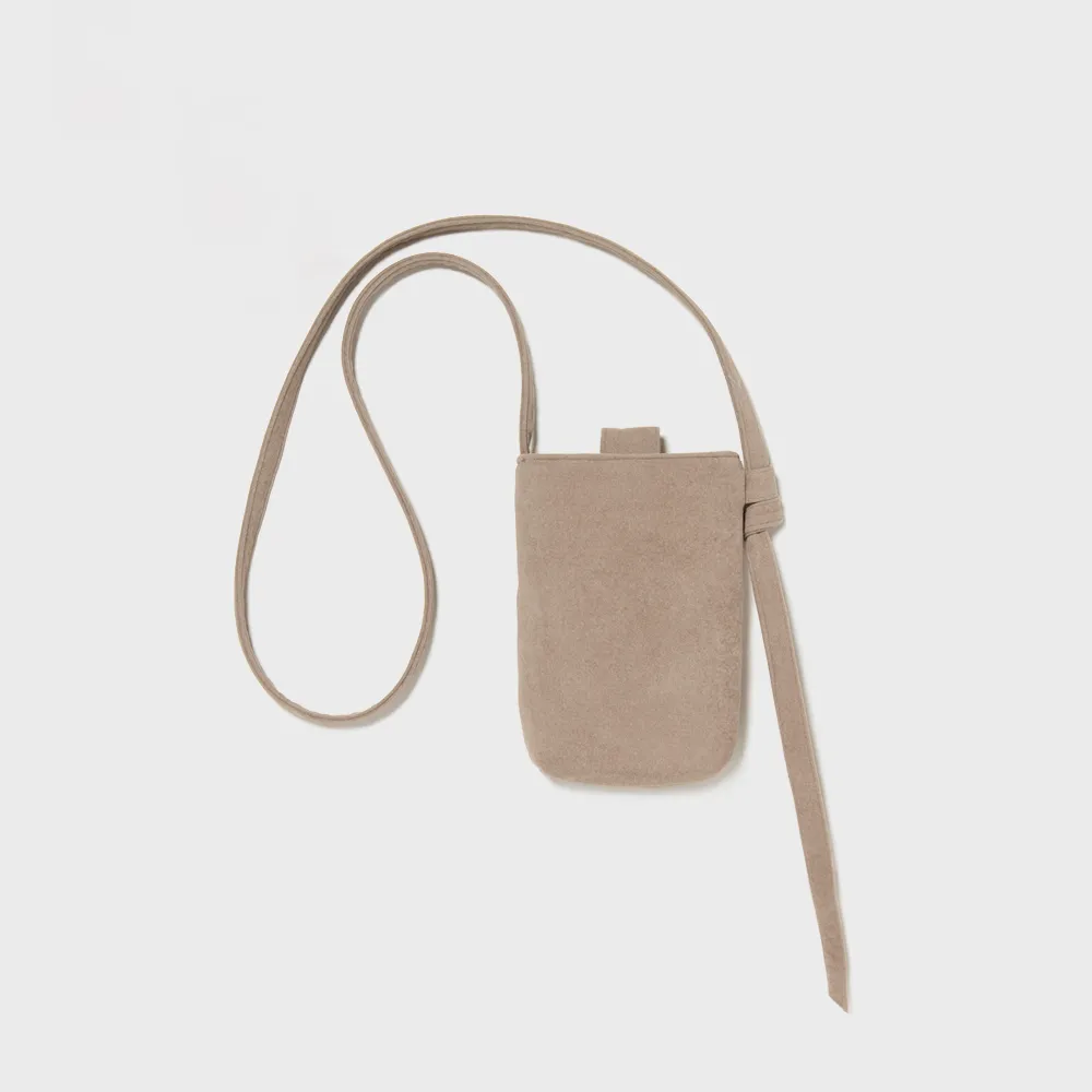 Cross Poop Bag Taupe