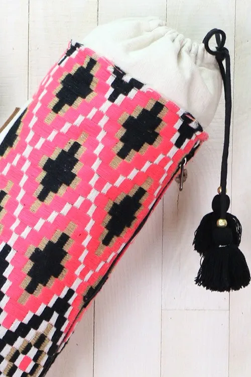 Diamond Patterned Yoga Mat Bag