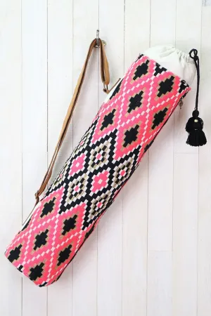Diamond Patterned Yoga Mat Bag