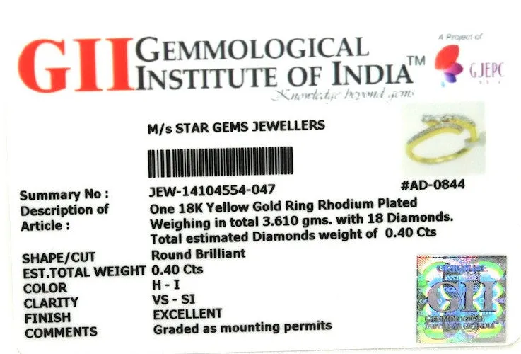 Diamond Trail Ring Ad No.0844