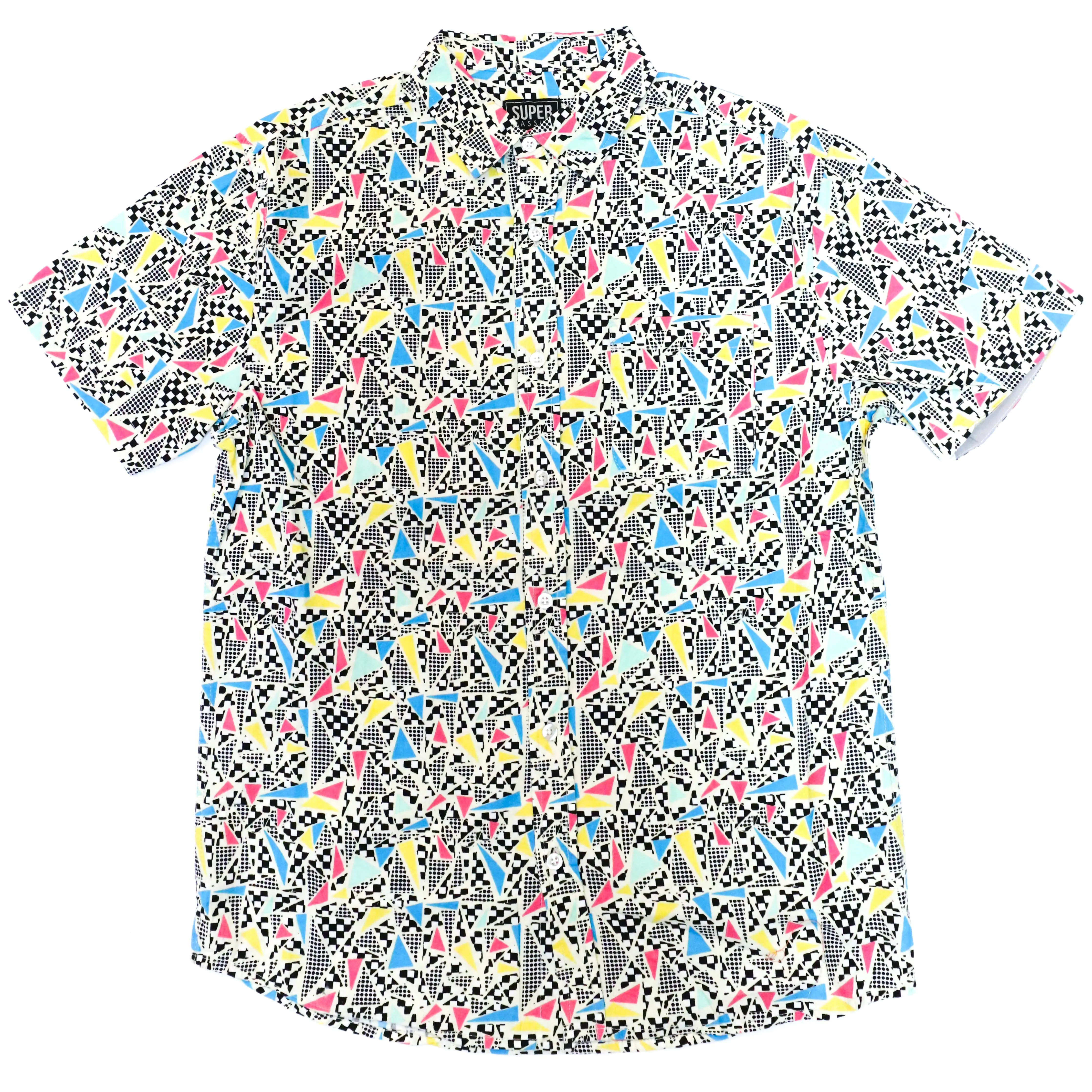 Diced SS Button-down