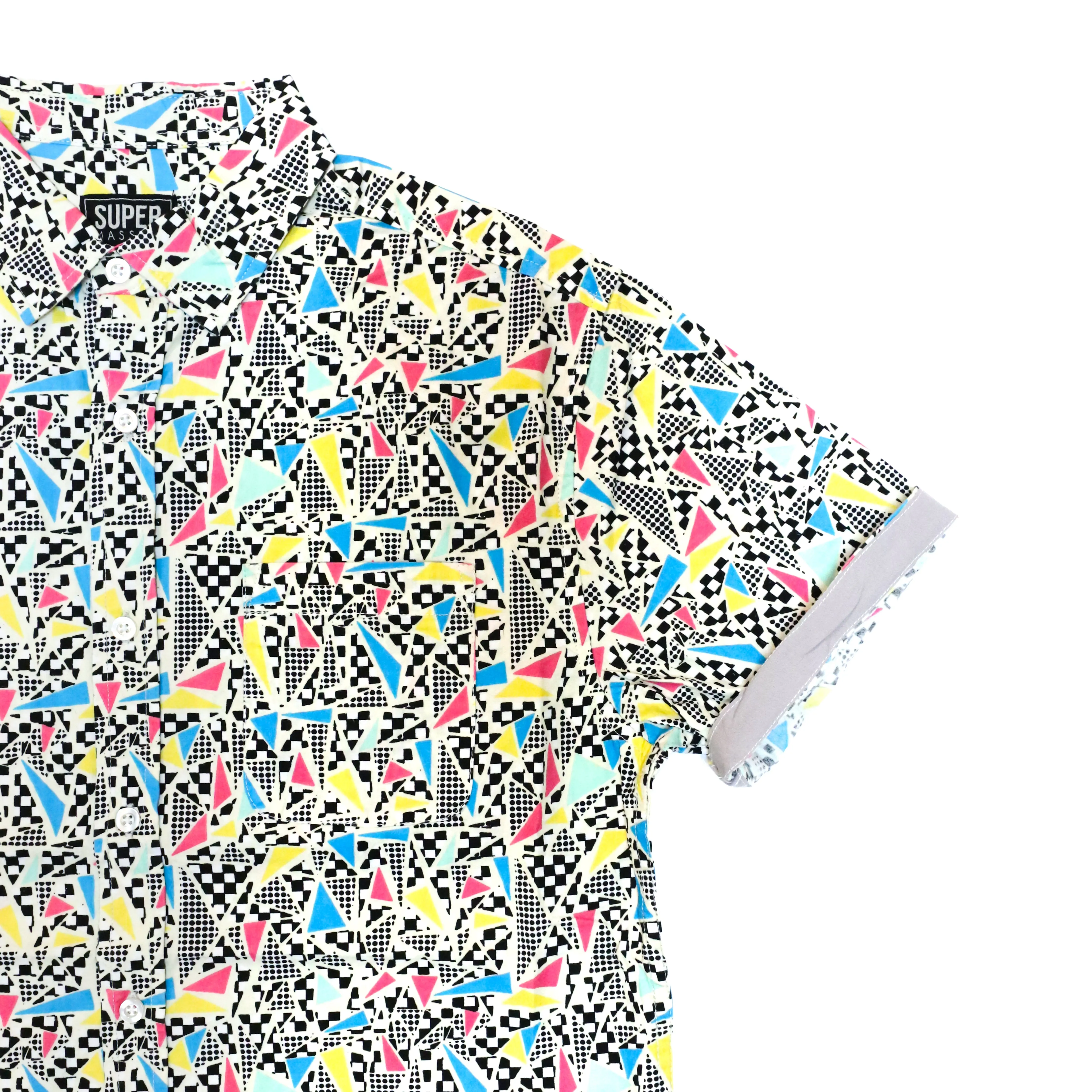 Diced SS Button-down