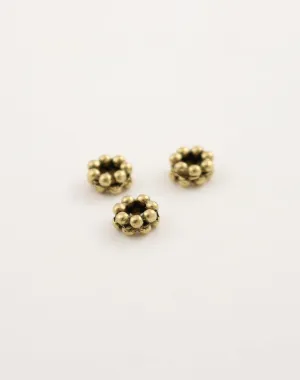 Dotted Spacer, 8mm, (3pcs)
