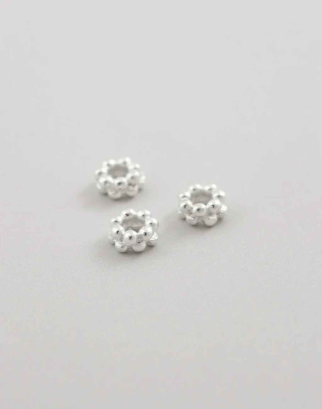 Dotted Spacer, 8mm, (3pcs)