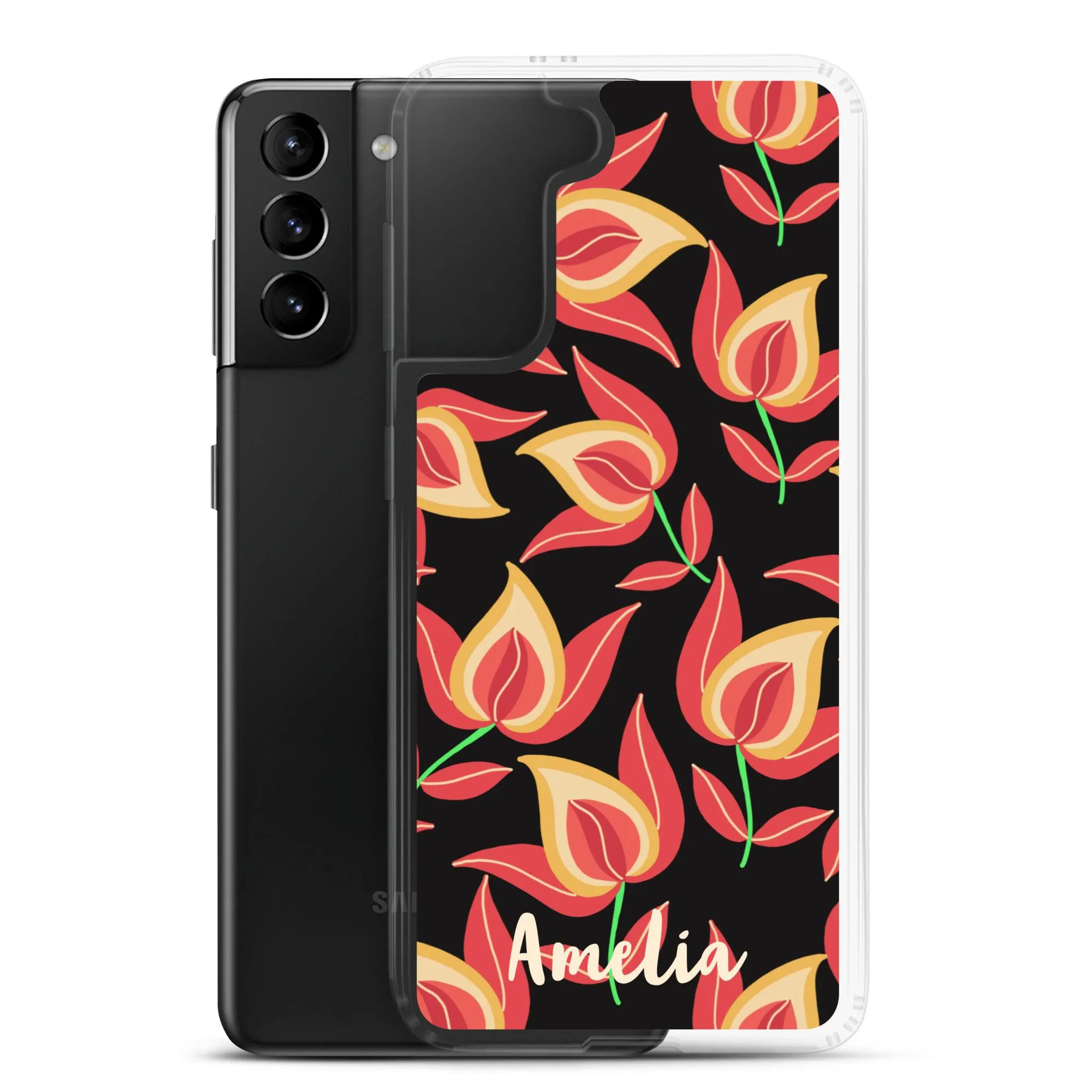 Dusky Charm Samsung® Clear Case
