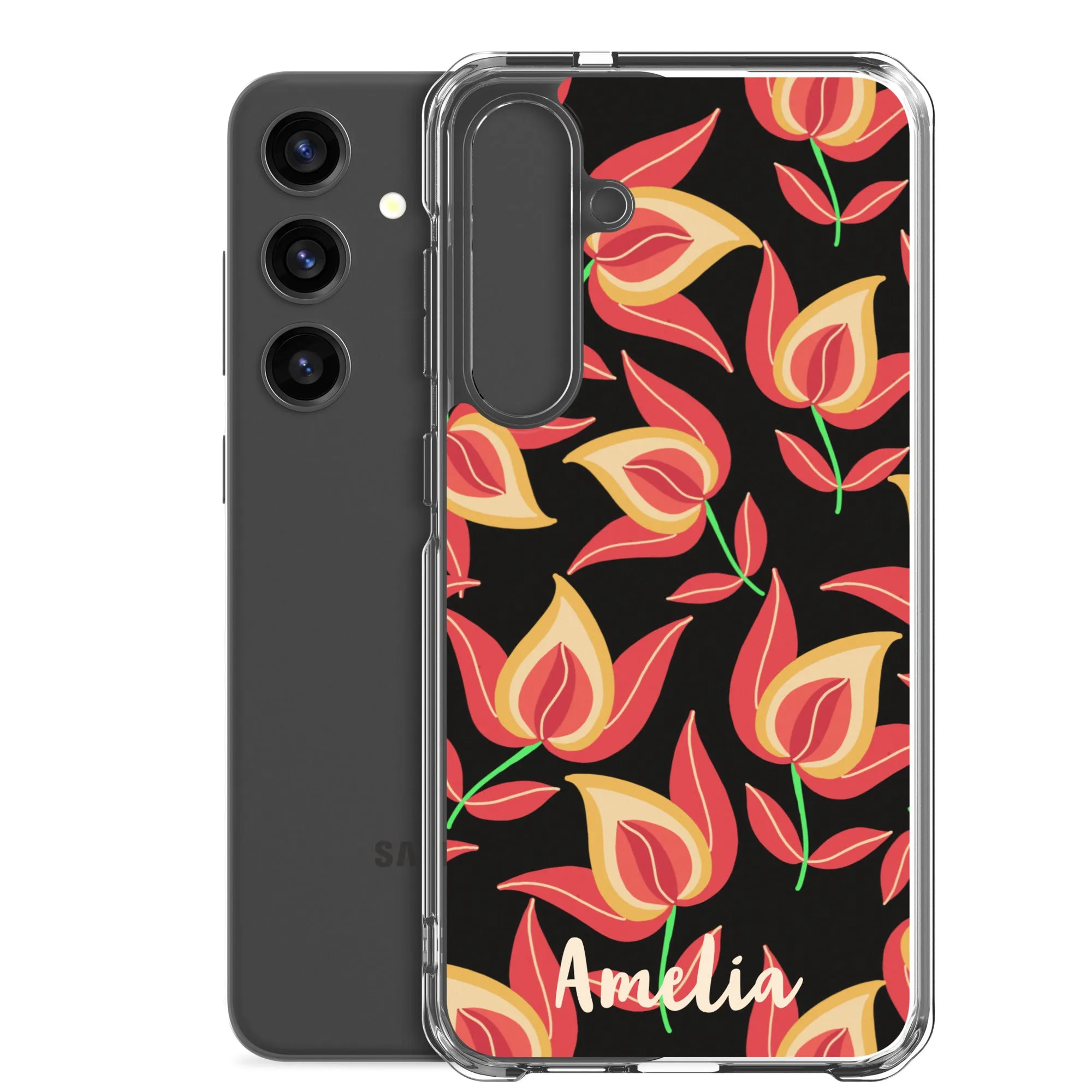 Dusky Charm Samsung® Clear Case