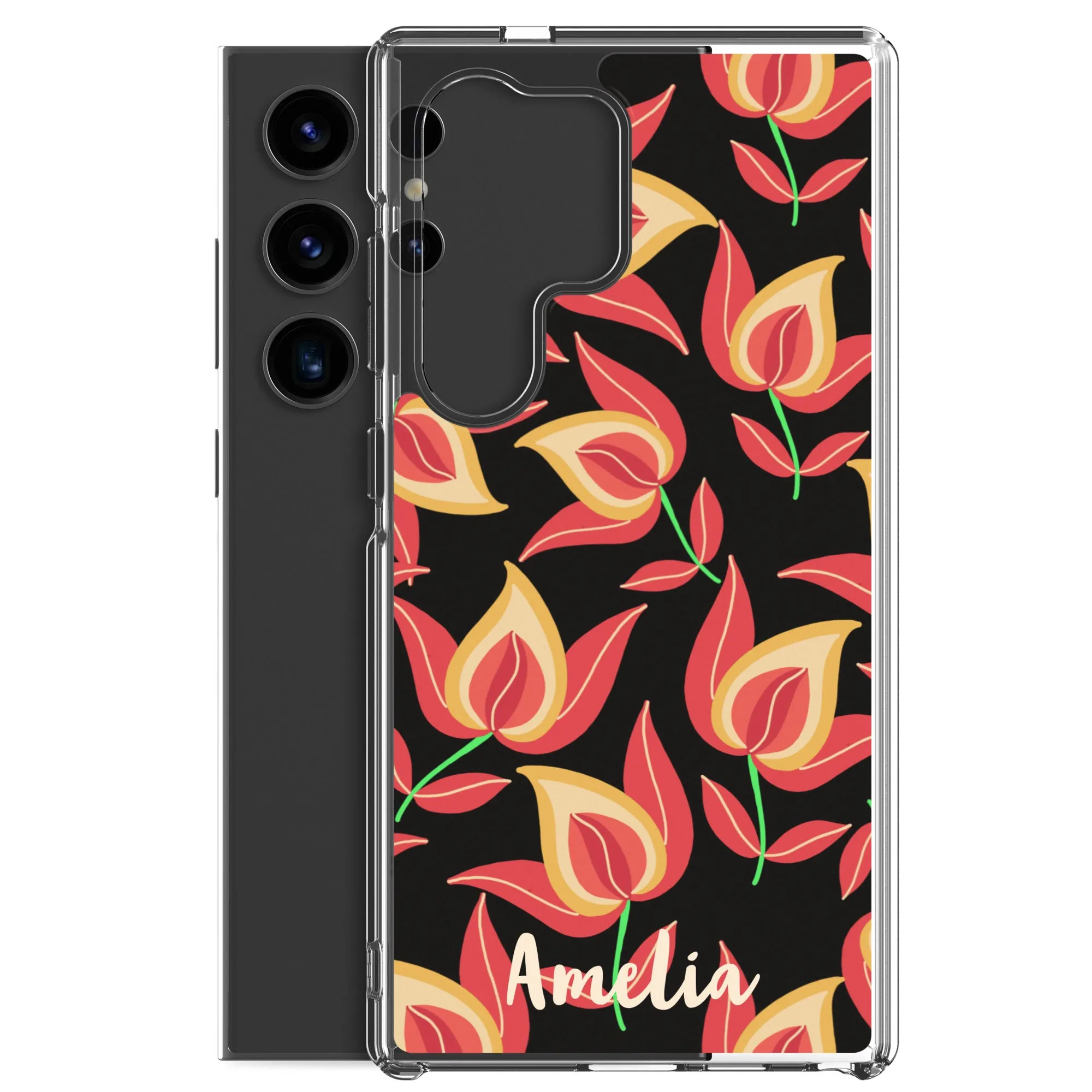 Dusky Charm Samsung® Clear Case
