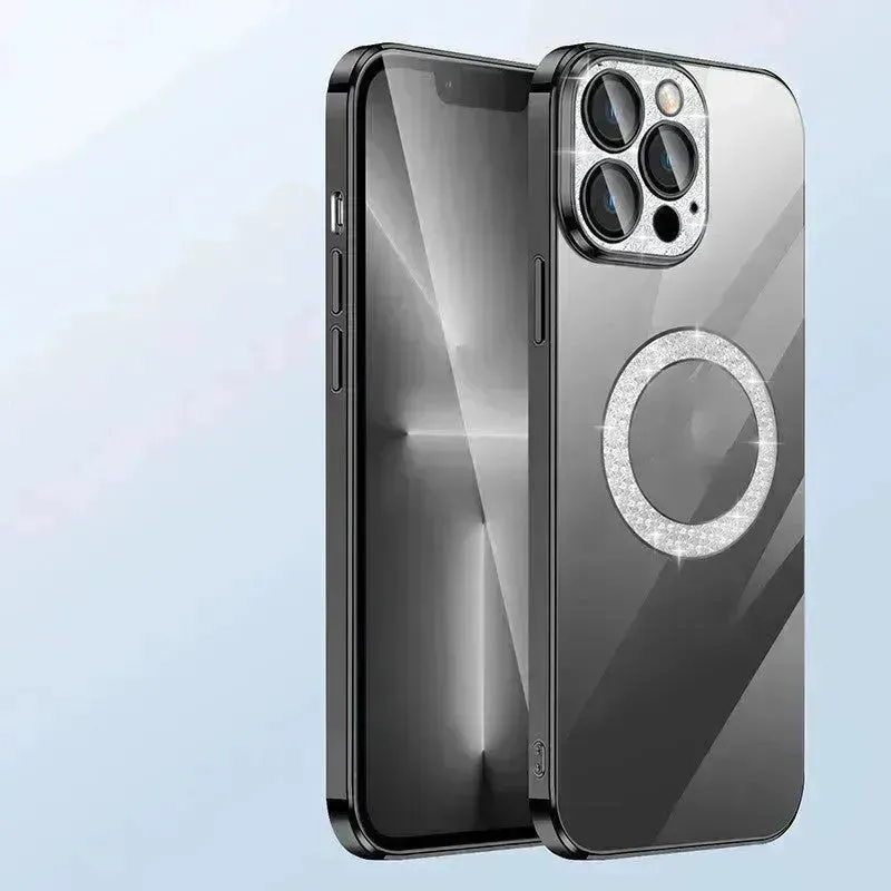 Electroplated TPU Transparent Apple Mobile phone Case