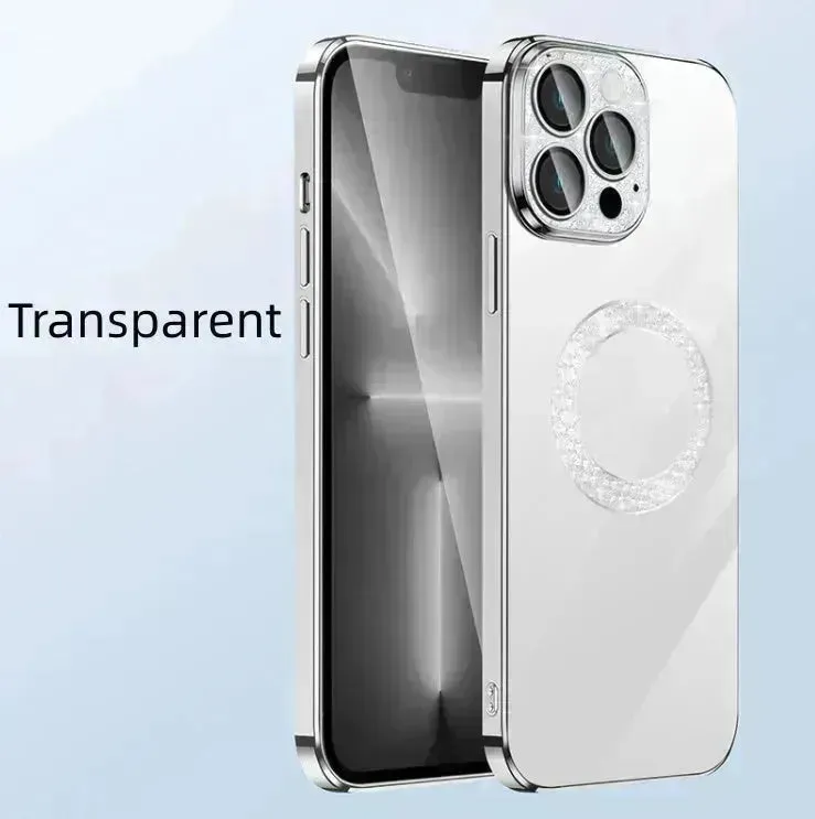 Electroplated TPU Transparent Apple Mobile phone Case