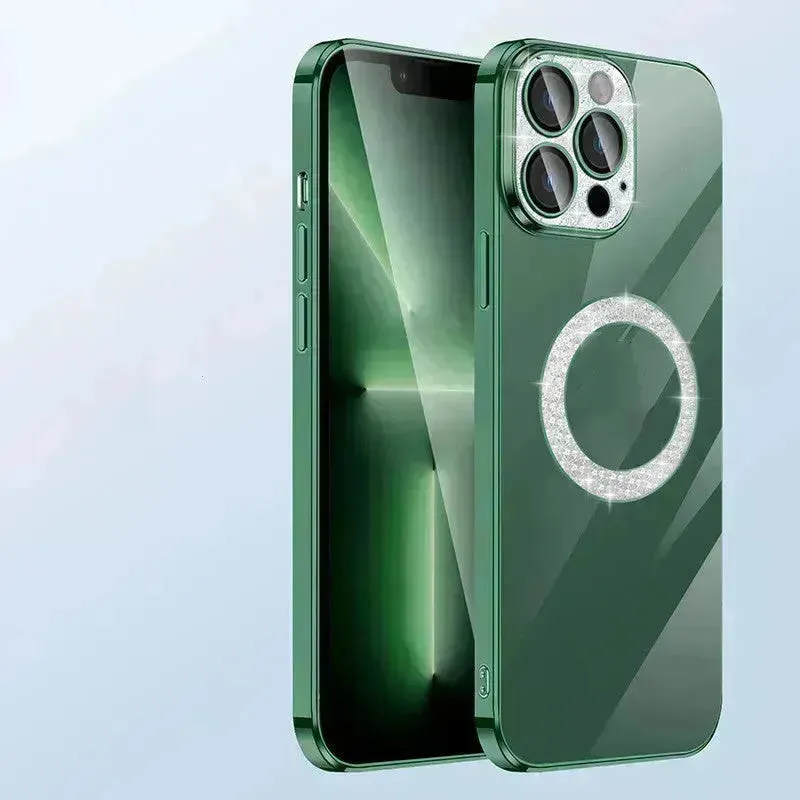 Electroplated TPU Transparent Apple Mobile phone Case
