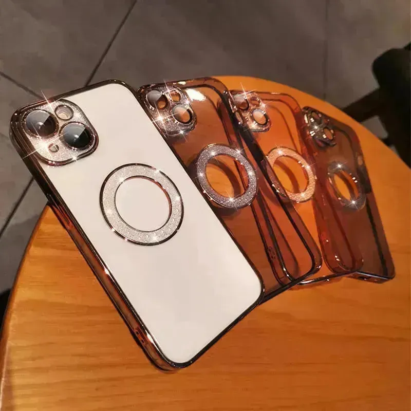 Electroplated TPU Transparent Apple Mobile phone Case
