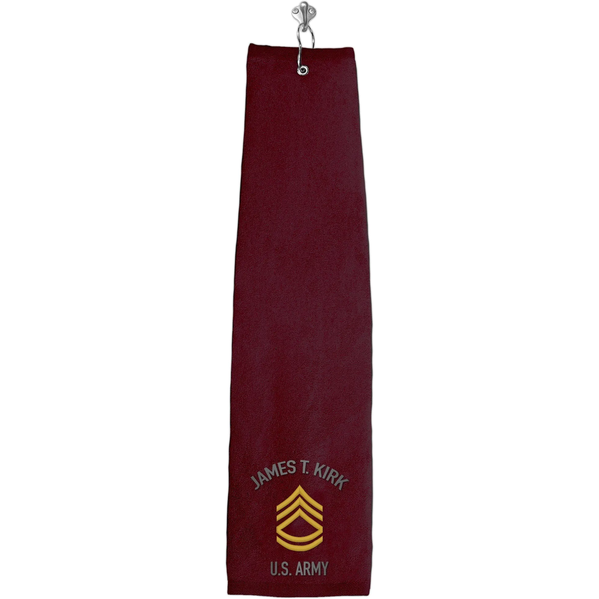Enlisted Army Rank Custom Golf Towels
