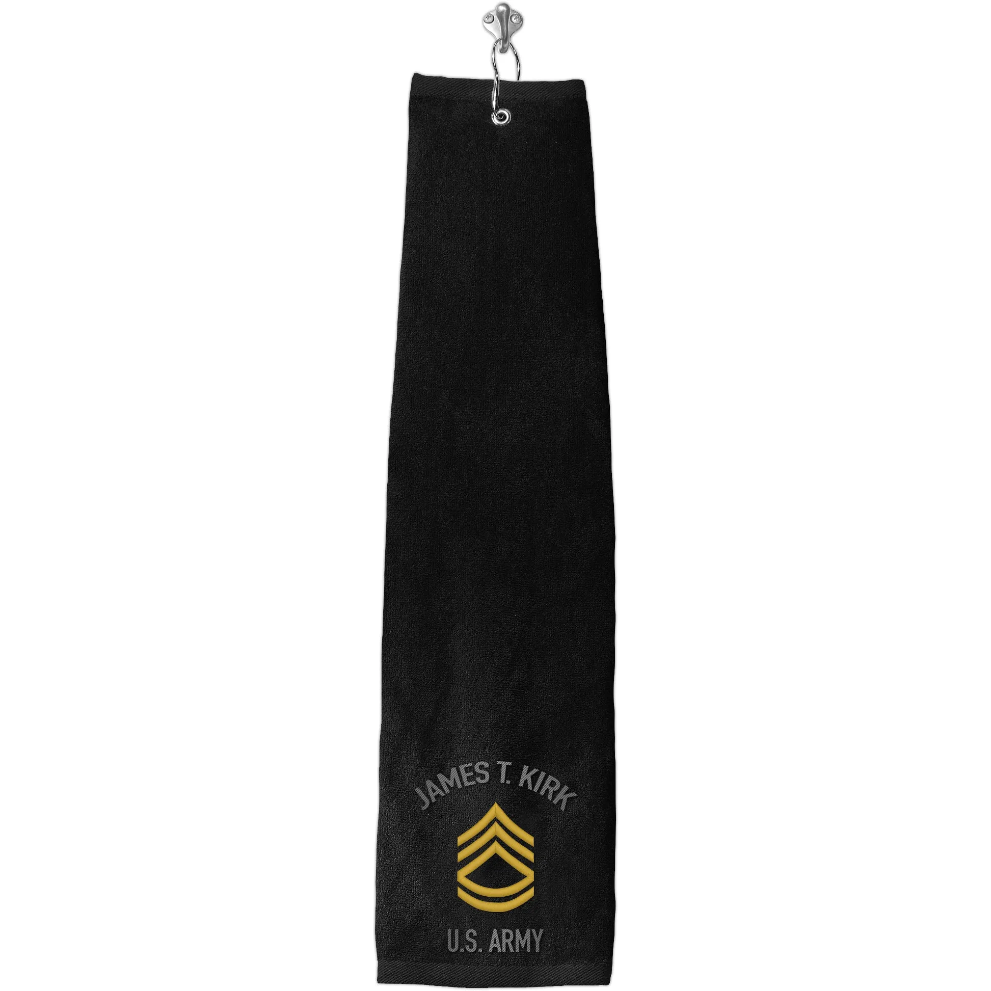 Enlisted Army Rank Custom Golf Towels