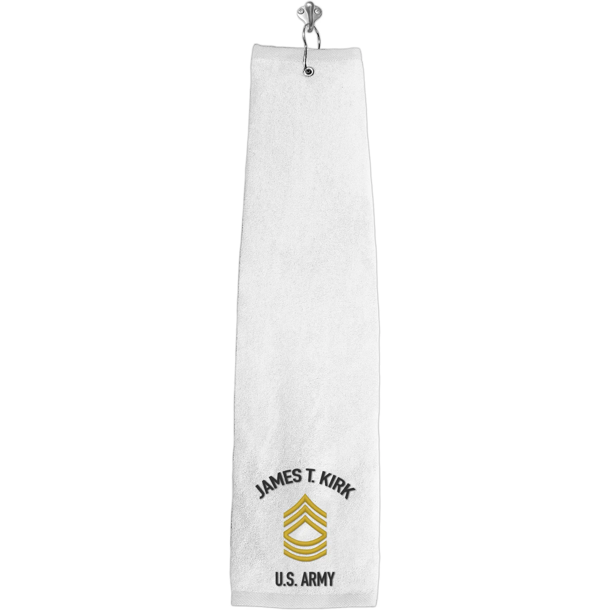 Enlisted Army Rank Custom Golf Towels