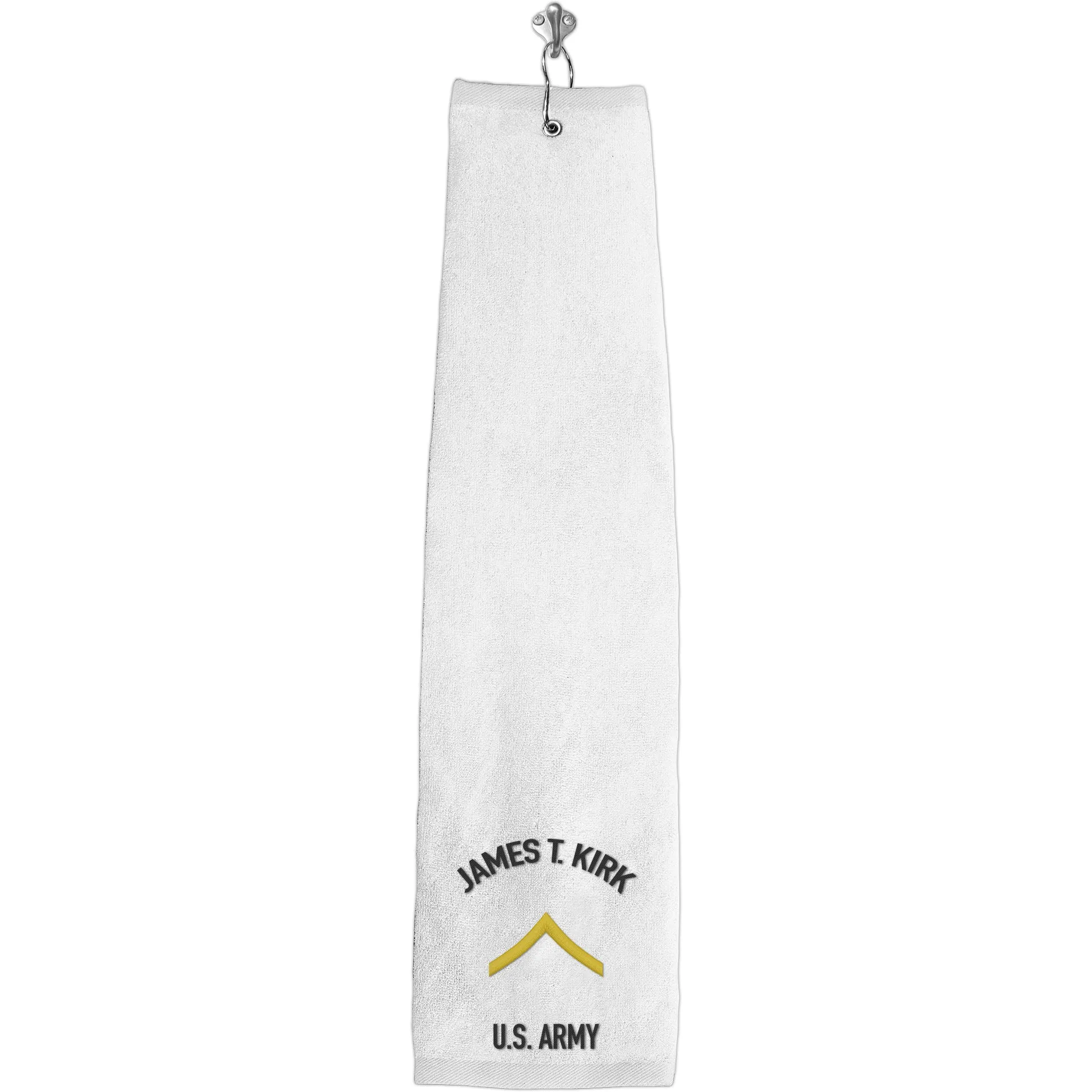 Enlisted Army Rank Custom Golf Towels