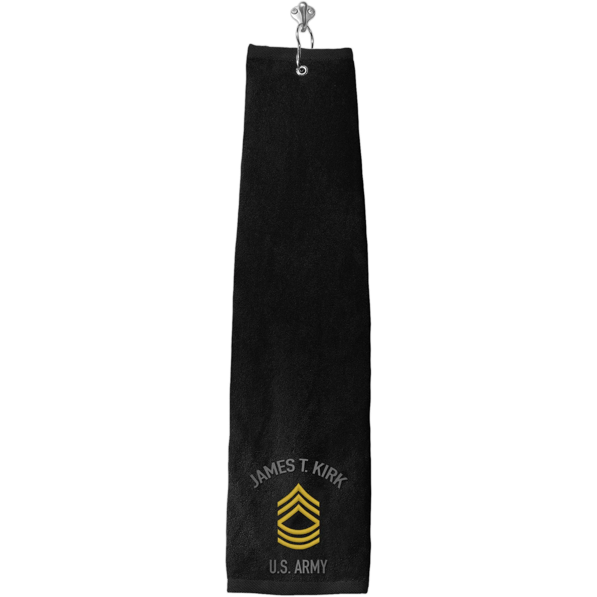 Enlisted Army Rank Custom Golf Towels