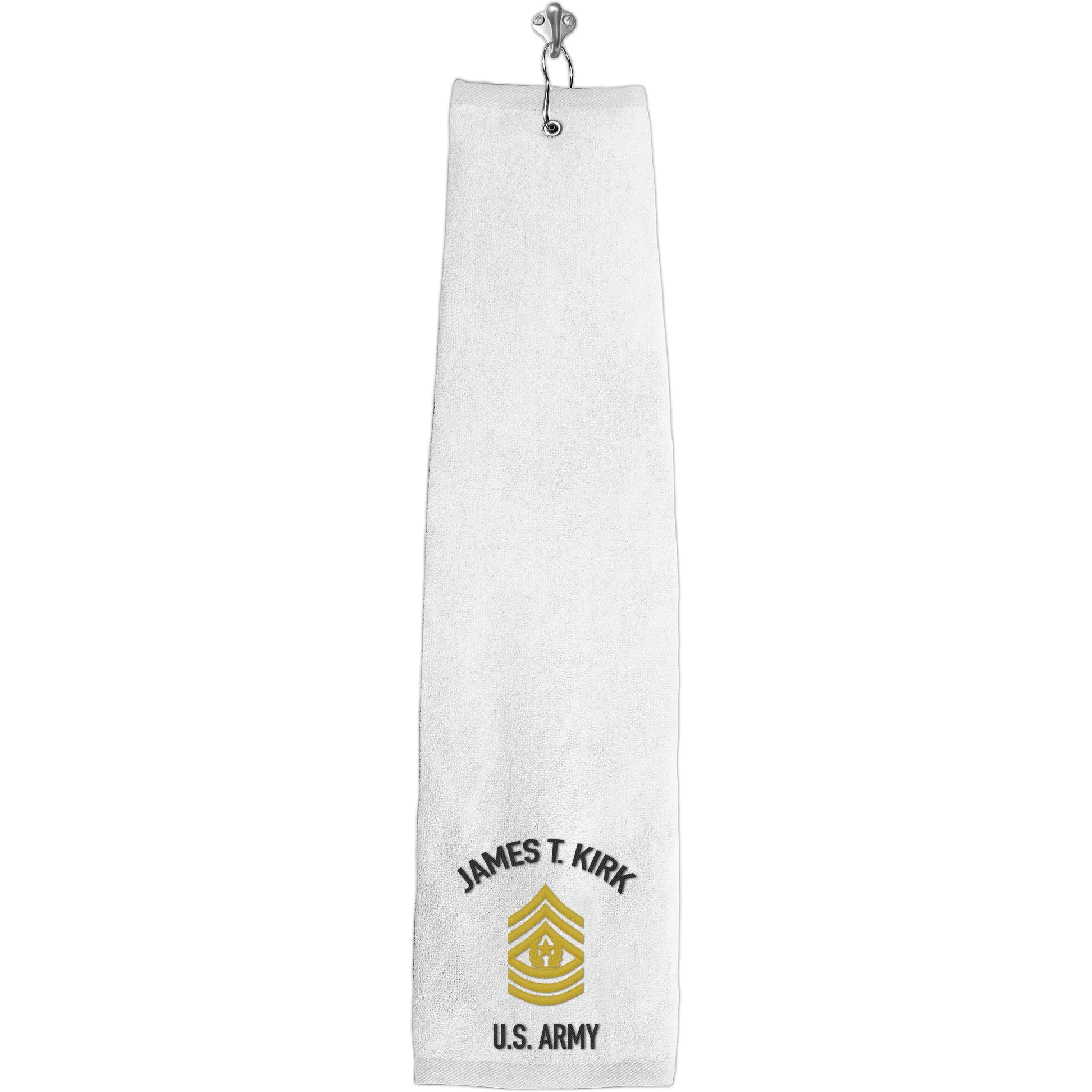 Enlisted Army Rank Custom Golf Towels