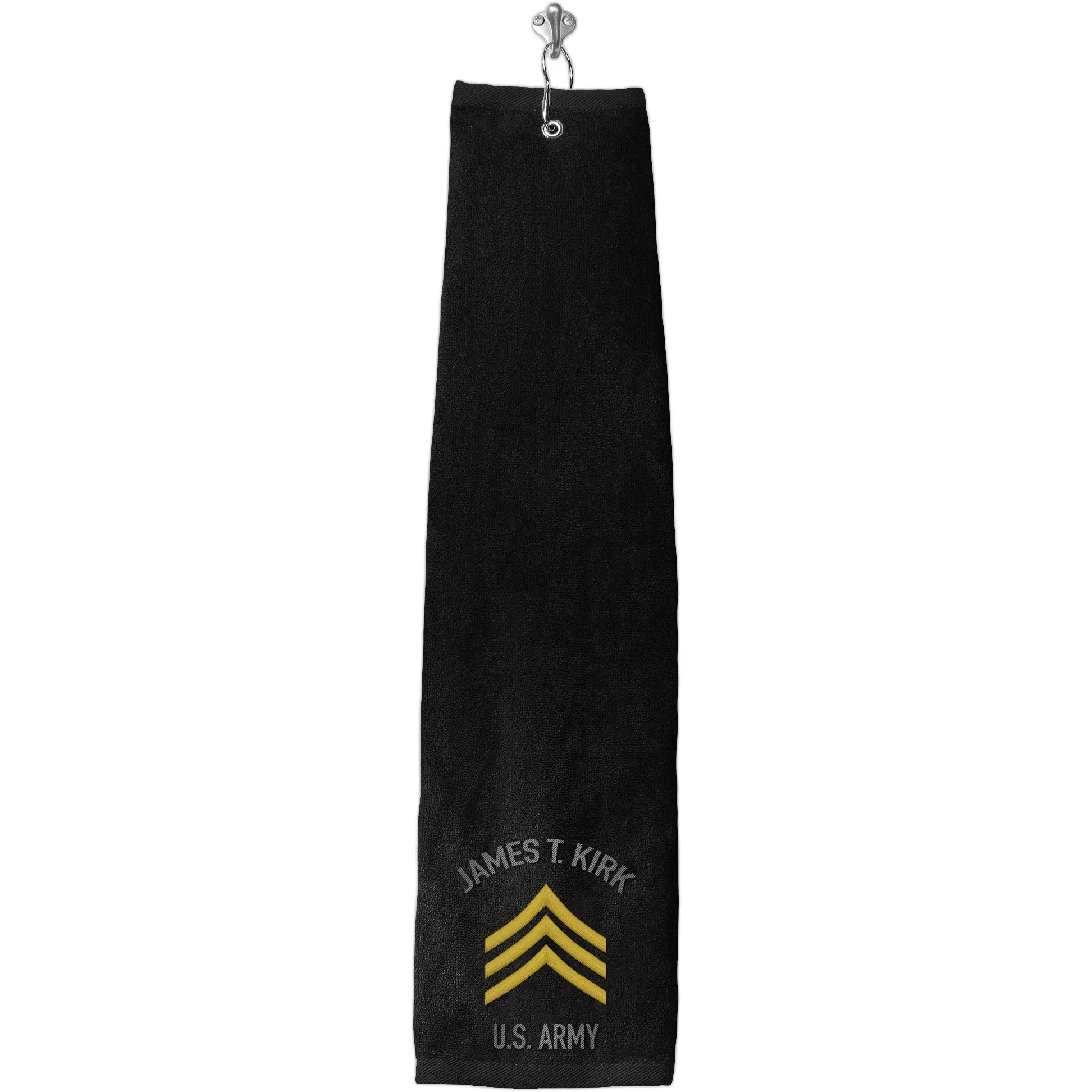 Enlisted Army Rank Custom Golf Towels