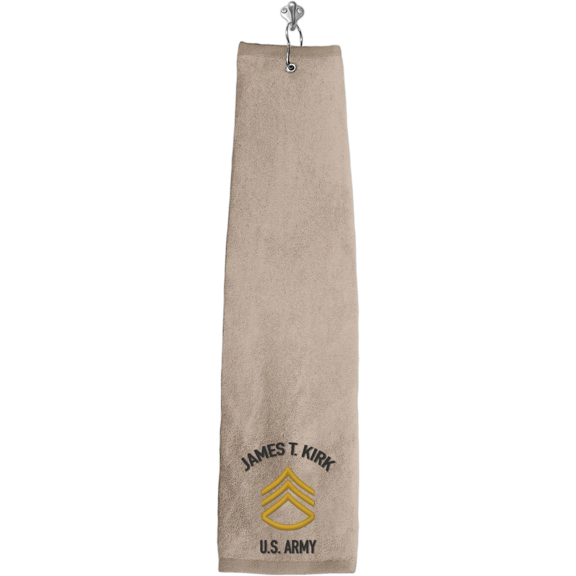 Enlisted Army Rank Custom Golf Towels
