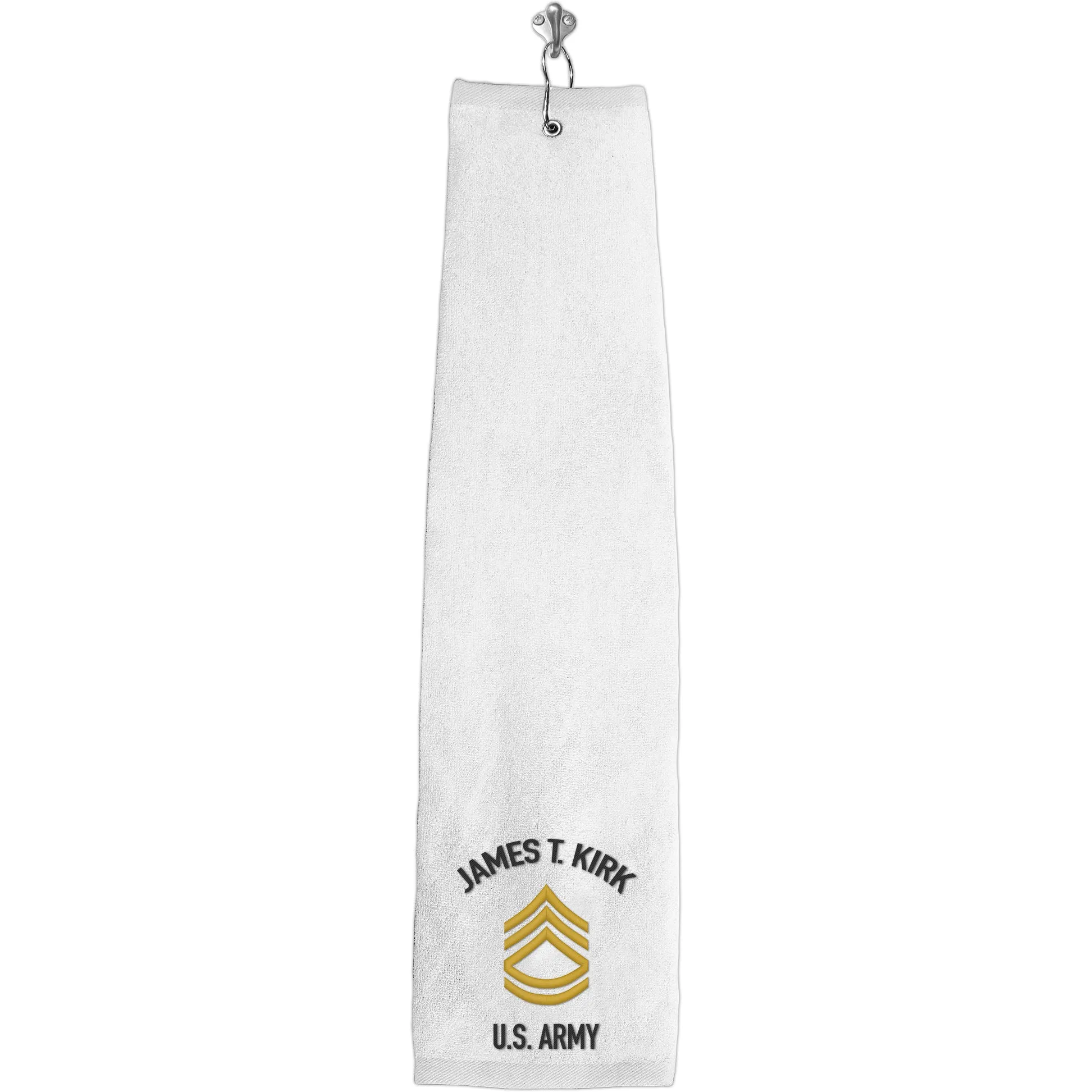 Enlisted Army Rank Custom Golf Towels