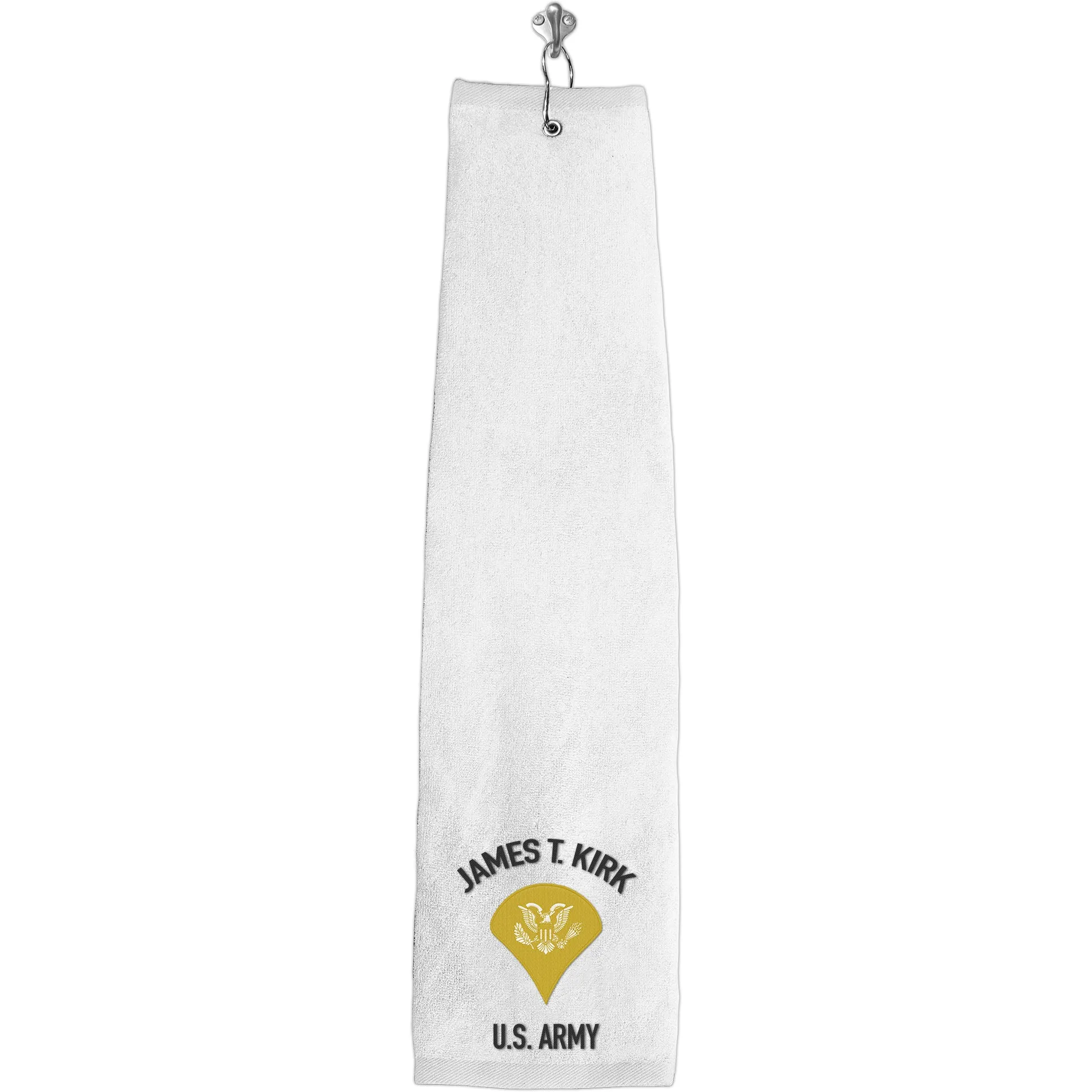 Enlisted Army Rank Custom Golf Towels