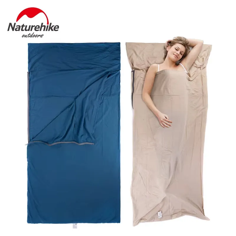 Envelope Sleeping Bag Liner Cotton Ultralight Portable Camping Sheet Hiking Outdoor Travel Portable Hotel Dirty