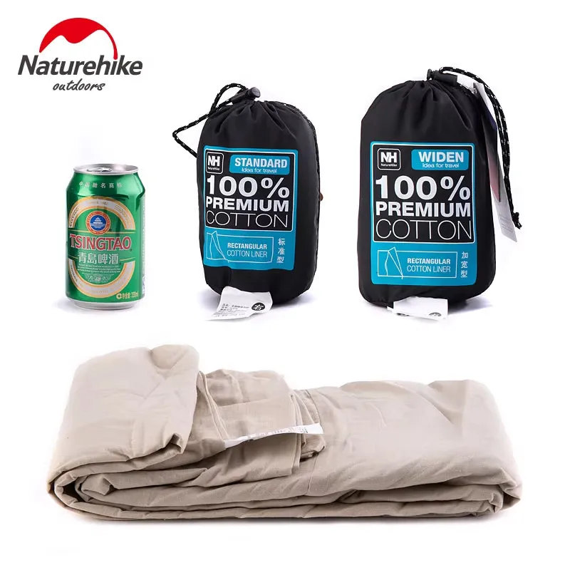 Envelope Sleeping Bag Liner Cotton Ultralight Portable Camping Sheet Hiking Outdoor Travel Portable Hotel Dirty