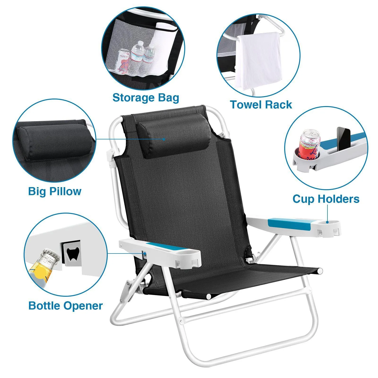 Extra-Wide Backpack Chair | ICECO