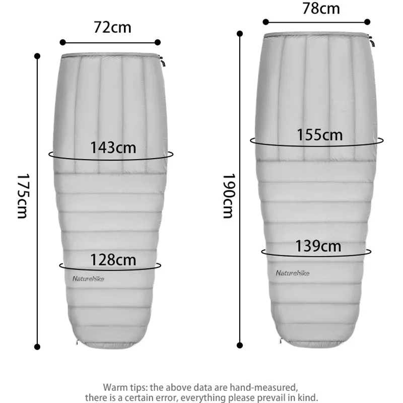 Featherlight and Insulated - Naturehike Quilt Ultralight Sleeping Bag