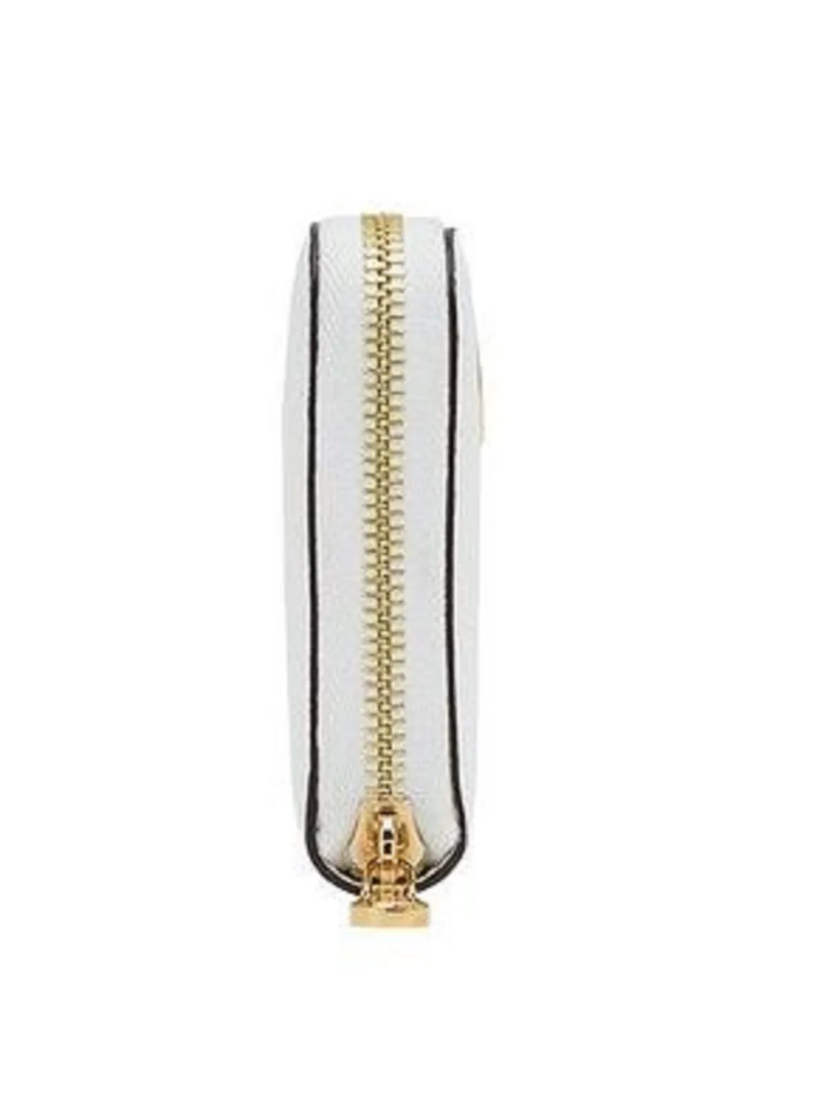 Fendi F Is Fendi White Calfskin Leather Zip Around Long Wallet 8M0299