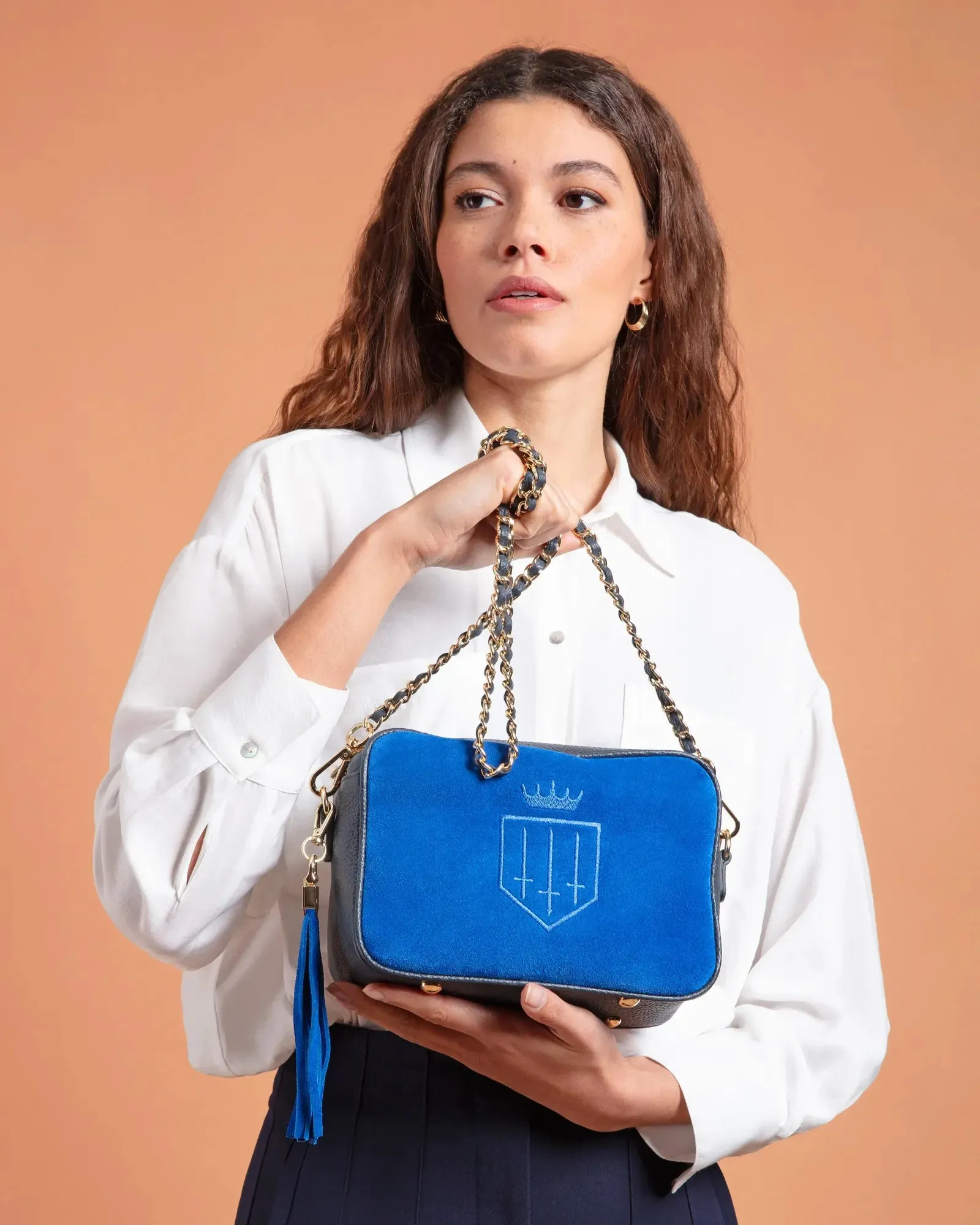 Finsbury Cross Body Bag - Porto Blue & Navy