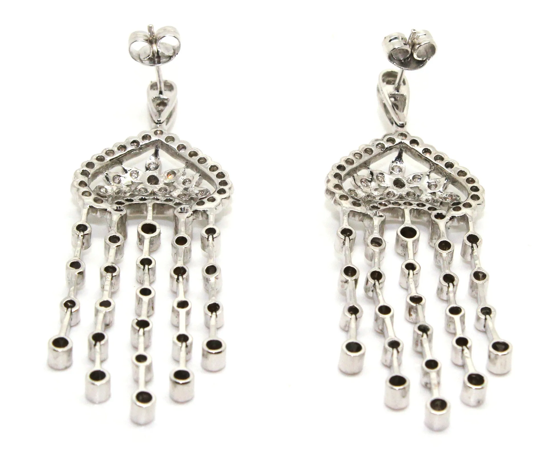 Floral Vintage Diamond Earring Ad No.0701