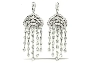 Floral Vintage Diamond Earring Ad No.0701