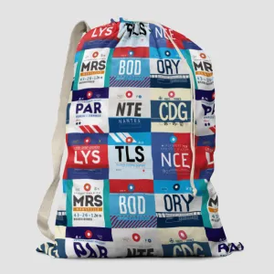 French Airports - Laundry Bag