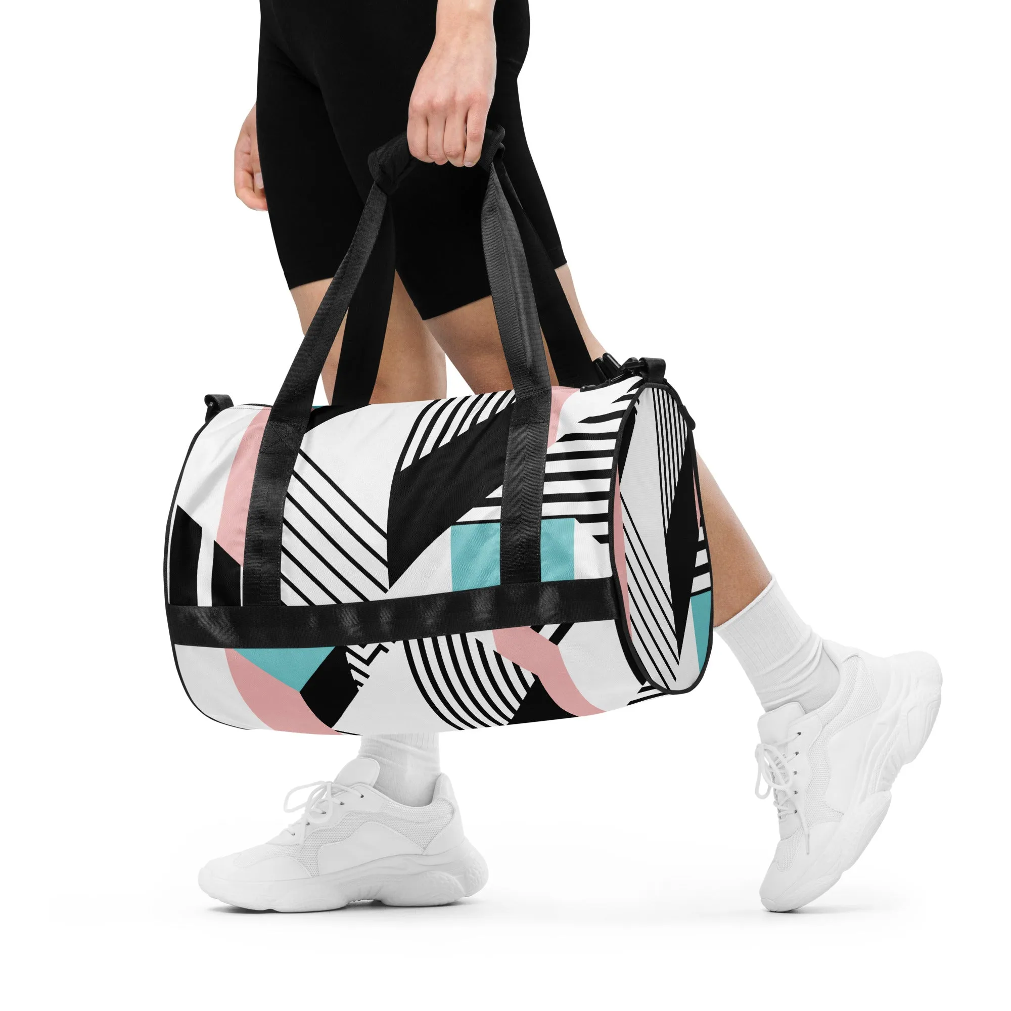Geometry All-over print gym bag