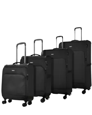 Georgia Set of 4 Suitcases - Black