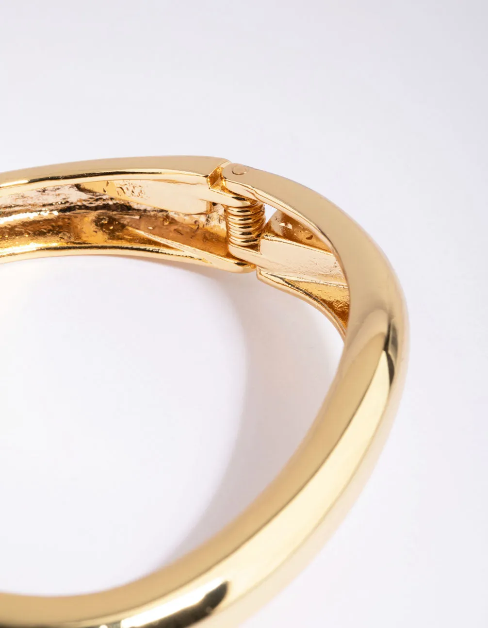 Gold Plated Wave Bangle