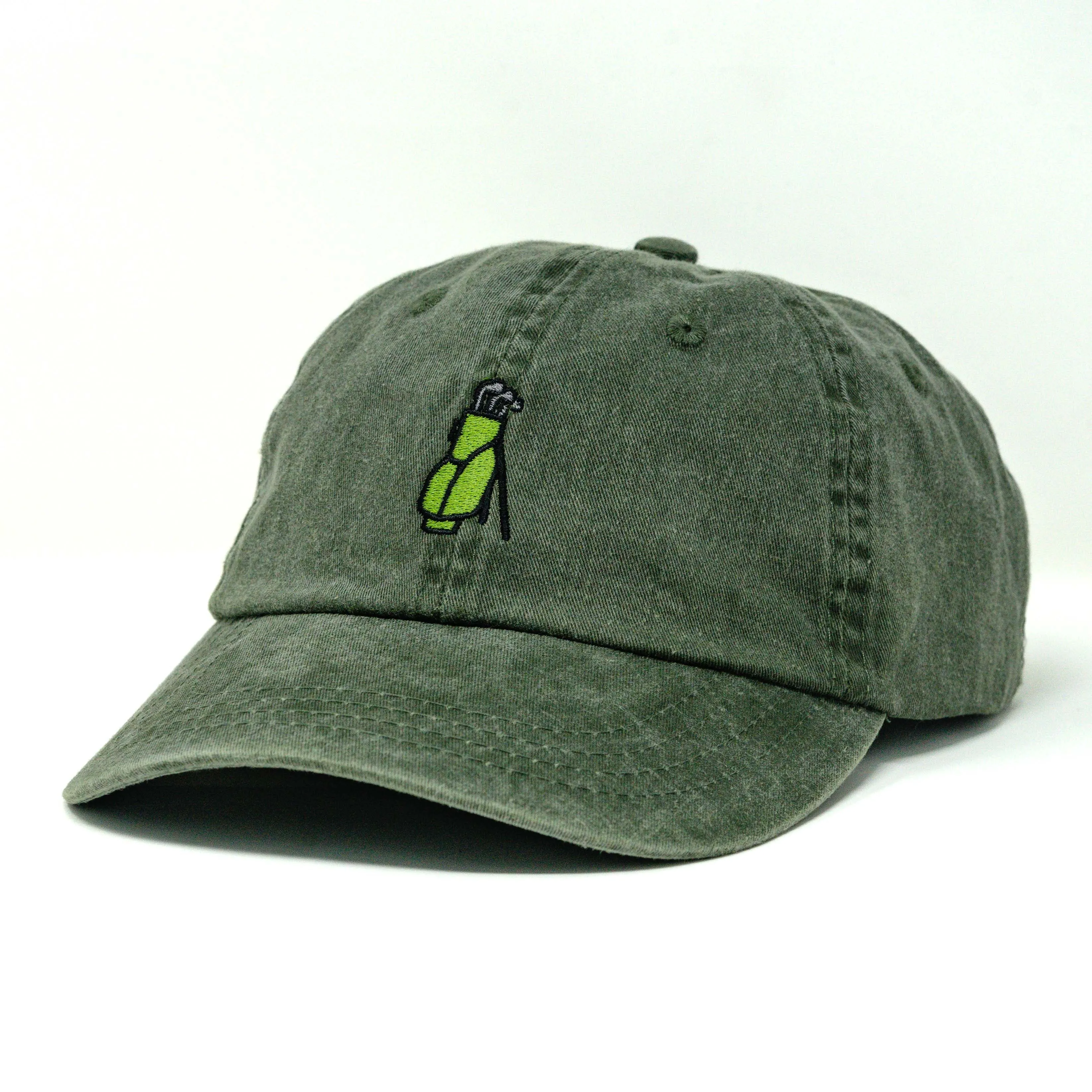 Golf Bag Embroidered Dad Hat