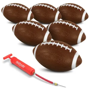 GoSports 9" Xtreme Flight Footballs - 6-Pack