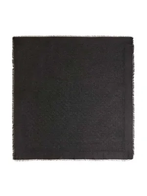 Guess Women's Vintage Fringed Hem Kefiah Scarf In Black