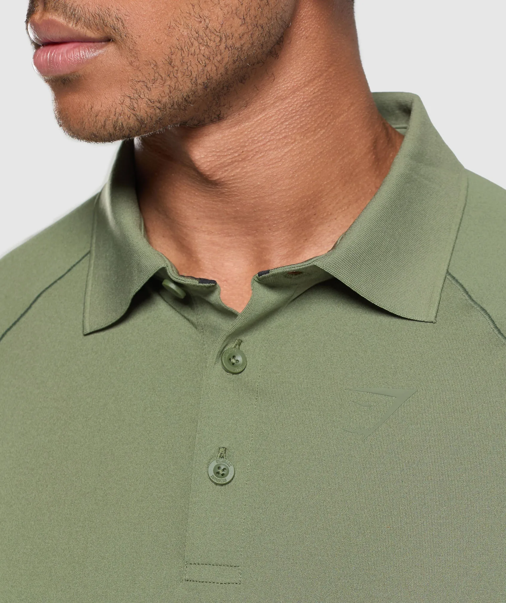 Gymshark Performance Polo Shirt - Core Olive