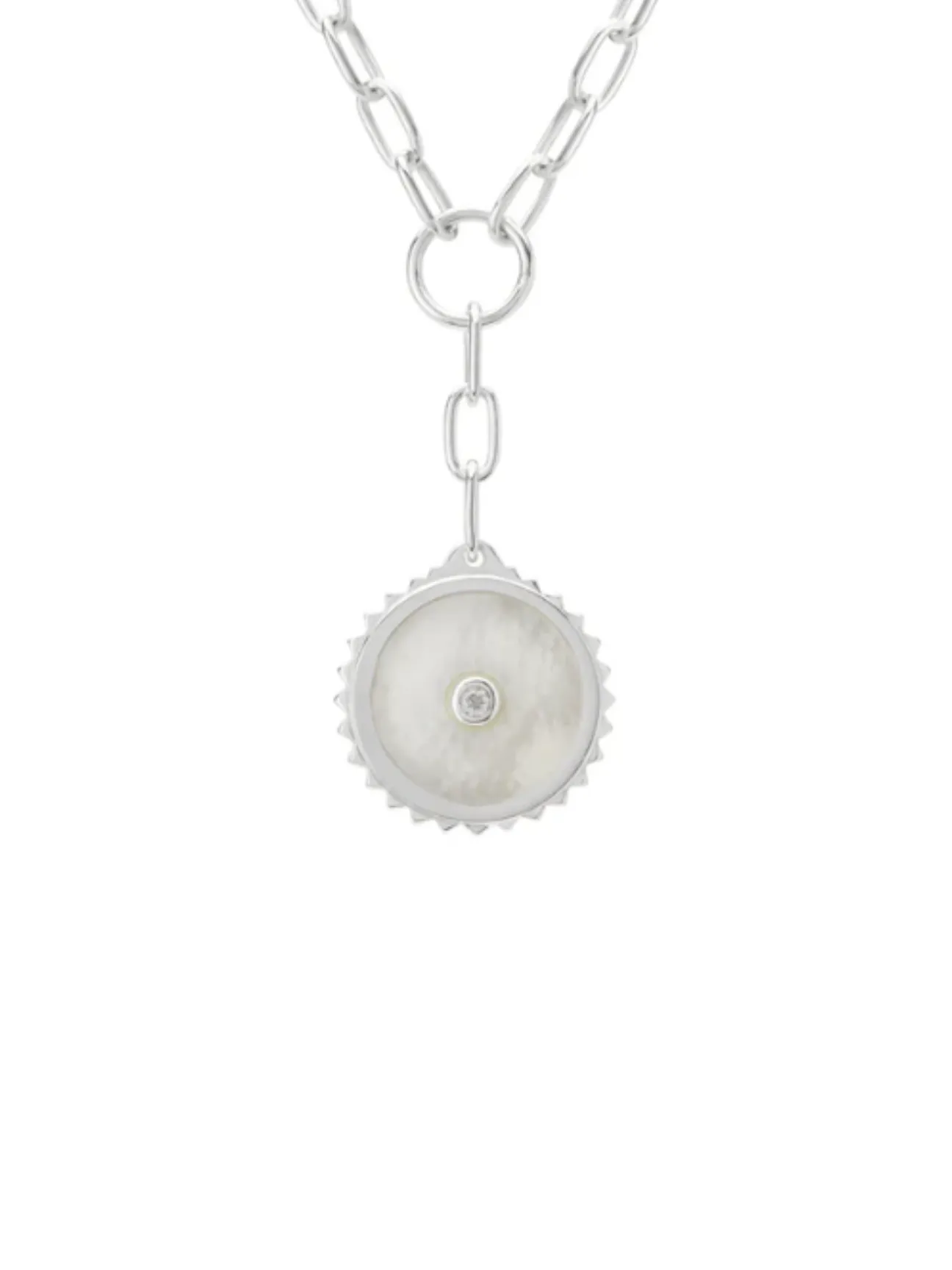 Halcyon Shield Drop Necklace