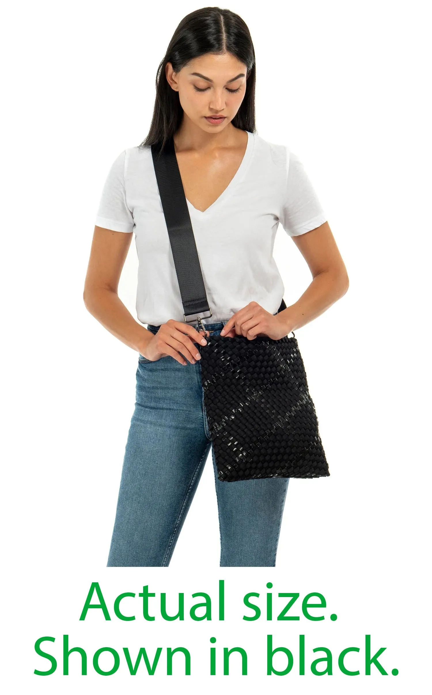 Haute Shore - Val Sage Convertible Woven Crossbody