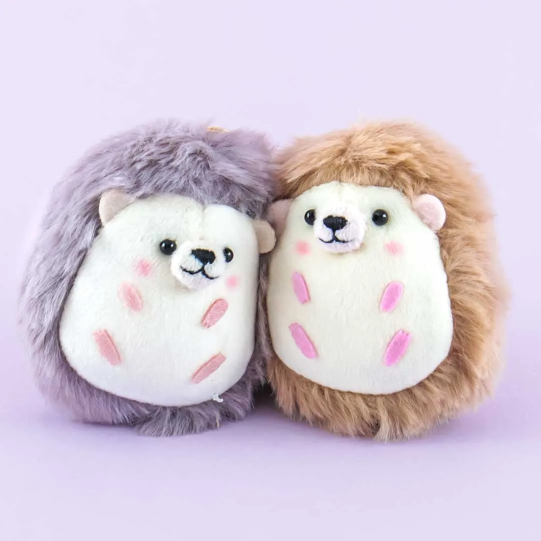 Hedgehog Plushie Charm Set