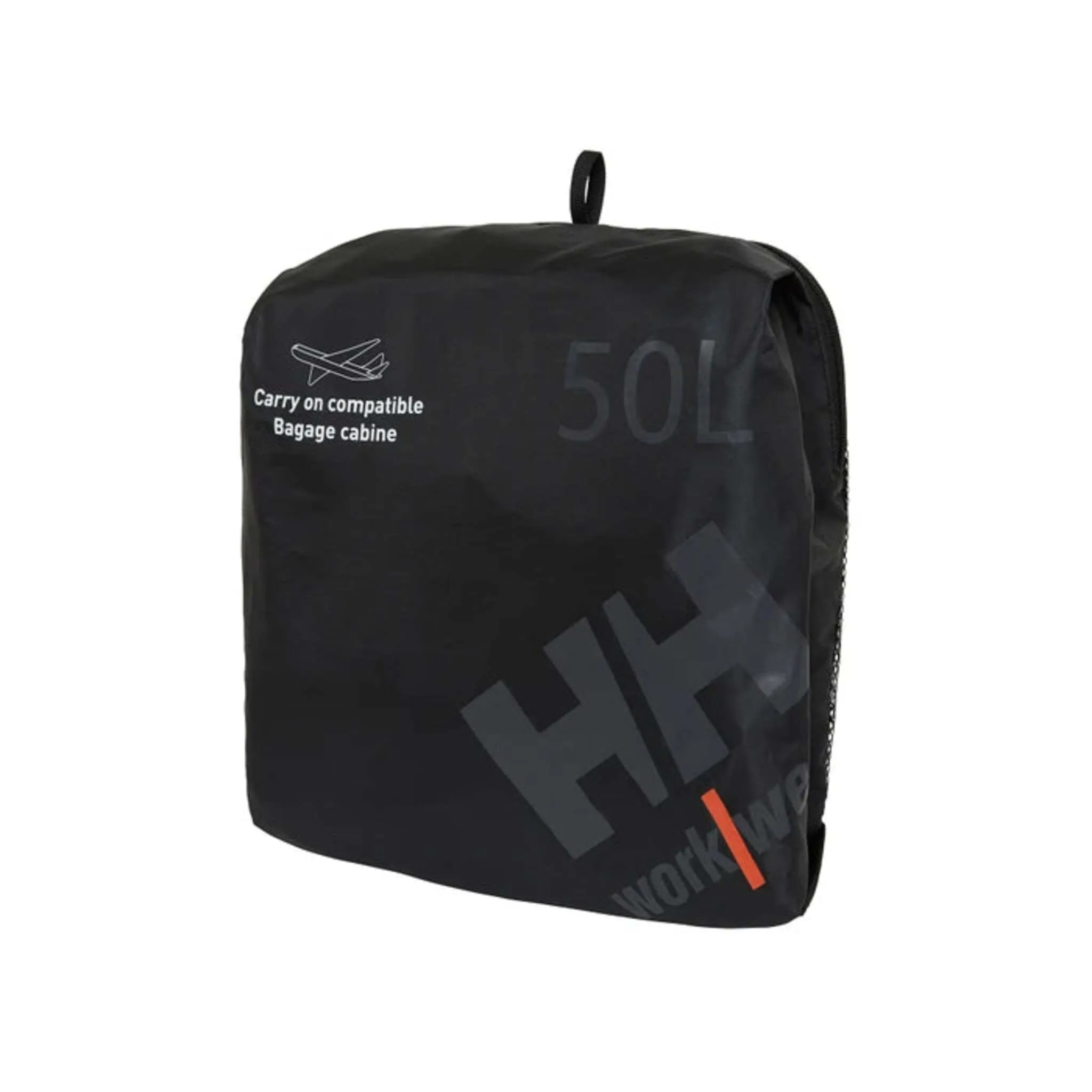 Helly Hansen Duffel Bag 79572 – 50L Water-Resistant, Padded & Adjustable Straps, Shoe Compartment, YKK Zippers, Travel & Work Gear Organizer