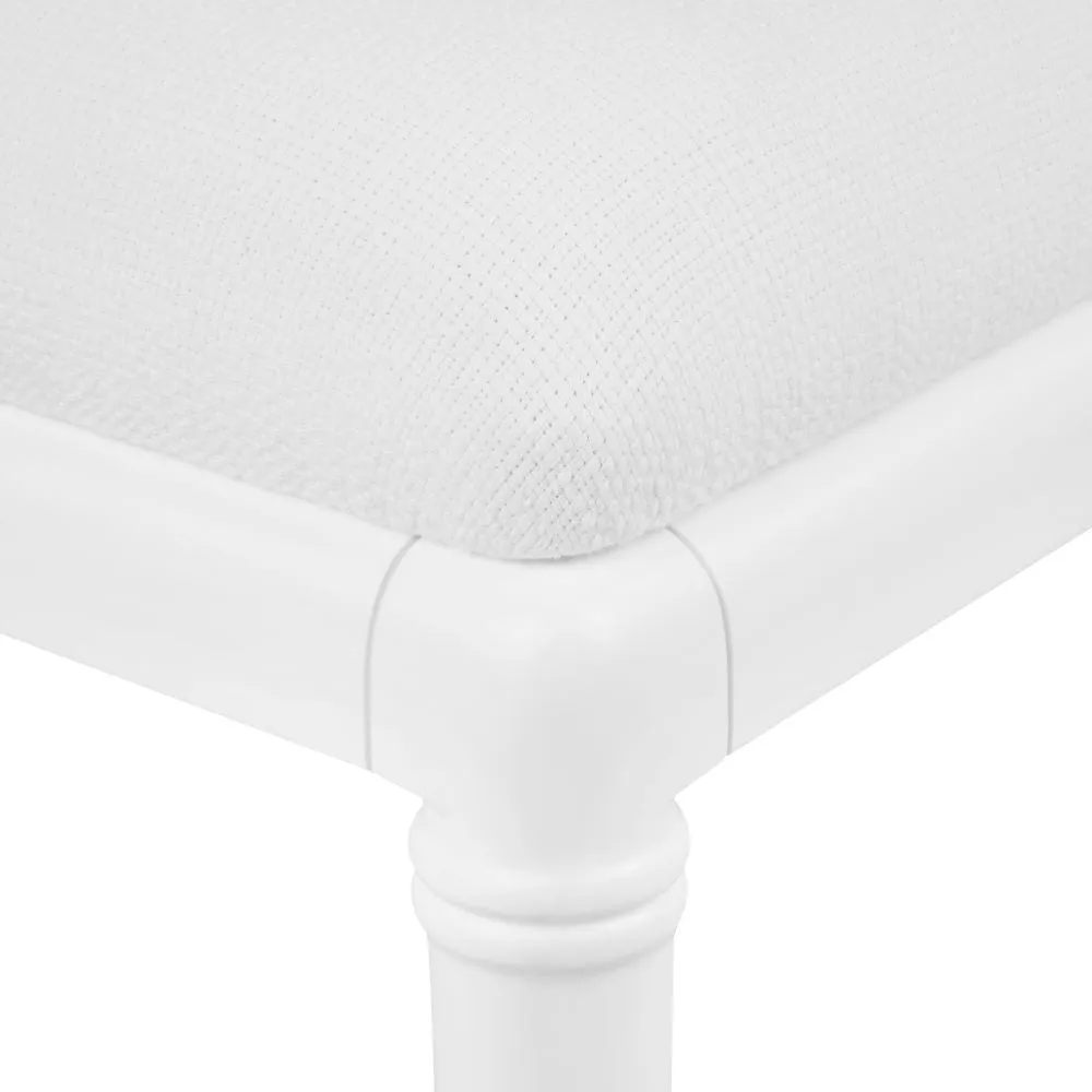 Highgrove White Counter Stool