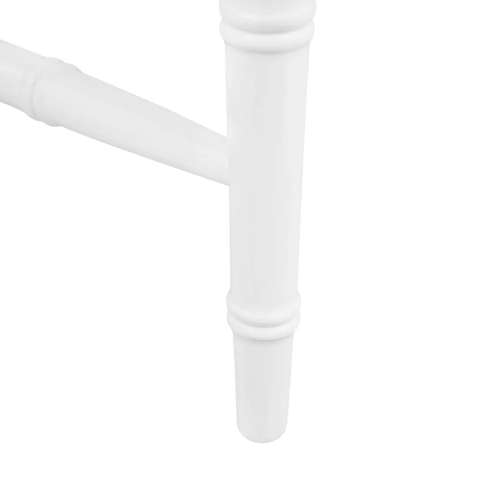 Highgrove White Counter Stool