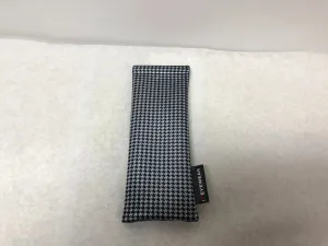I Love Eyewear Herringbone B & W Optical Eyeglass Pouch Case Storage | KMOPT-123