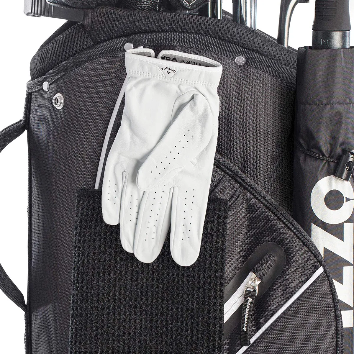 Izzo Golf Ultra-Lite Cart Bag - Black