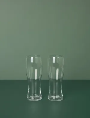 Japanese Beer Glass // Pair